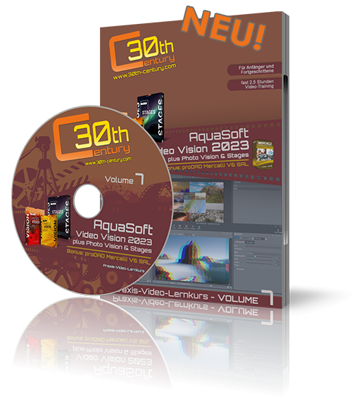 Video-Lernkurs AquaSoft Video Vision / Stages 2023 – Volume 7
