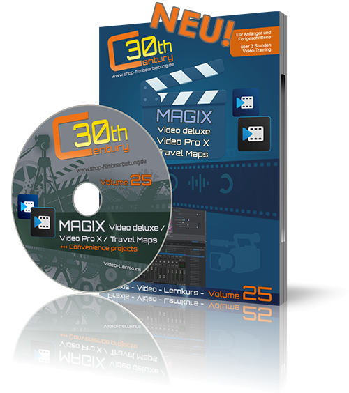 Jetzt vorbestellbar!! Video-Lernkurs Volume 25 für MAGIX Video deluxe & MAGIX Video Pro X +++ vorgefertigte Projekte